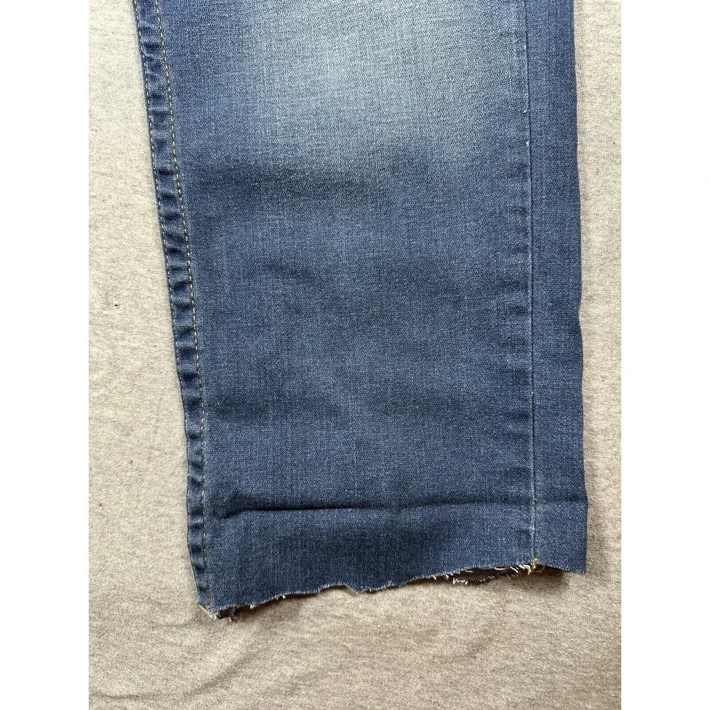 True‎ Religion Section Skinny Flap Pocket Men’s Blue Jeans Size *ALTERED 36x26